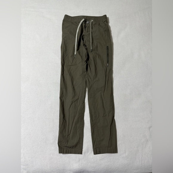 Vuori Pants Ripstop Climber Drawstring Hiking Green Mens Small V412 - Picture 1 of 8